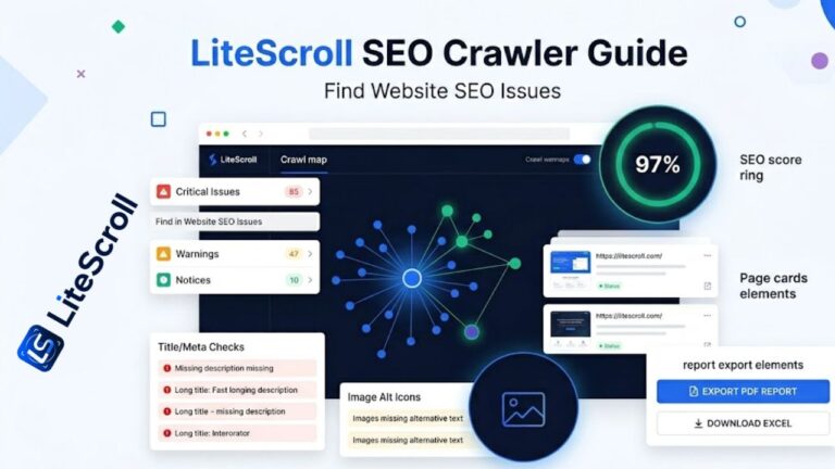 LiteScroll SEO Crawler Guide: How to Find Website SEO Issues